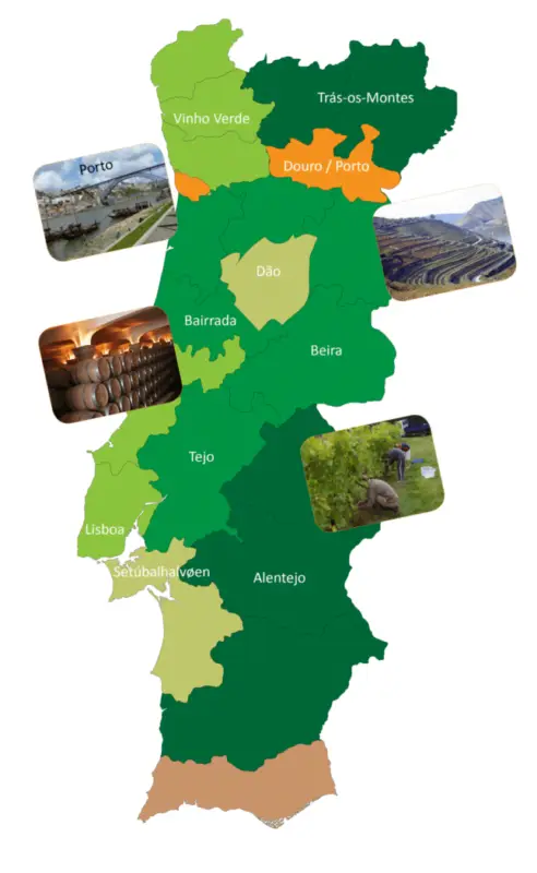 Portugalkort